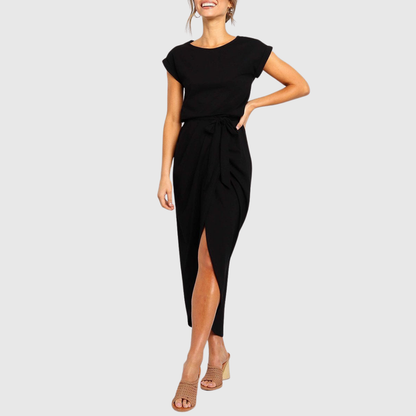 Lässiges Sommerkleid Midi Größe