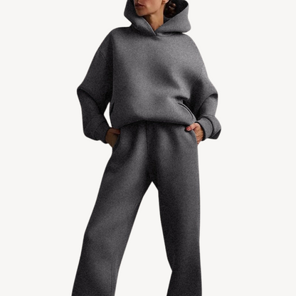 Damen Hoodie Set Jogginghose Comfort Sportlich