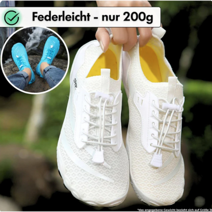 Bequeme Barfußschuhe für Frauen Natürlich Lederschuhe