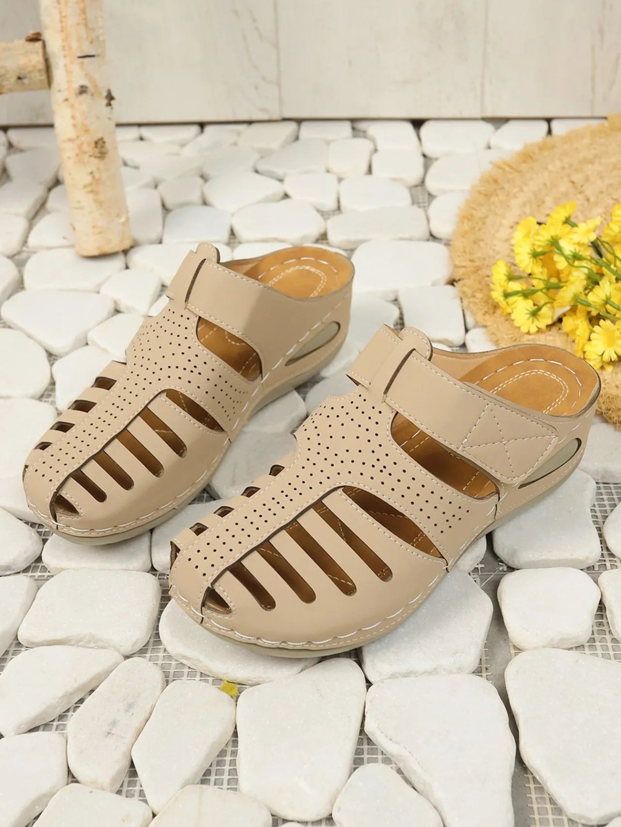 Heidi Sandalen Stilvoll Wedge Absatz Damen
