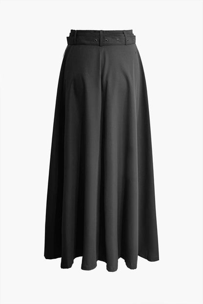 Stilvolles Zweiteiler Set Crop Top Maxirock Damen