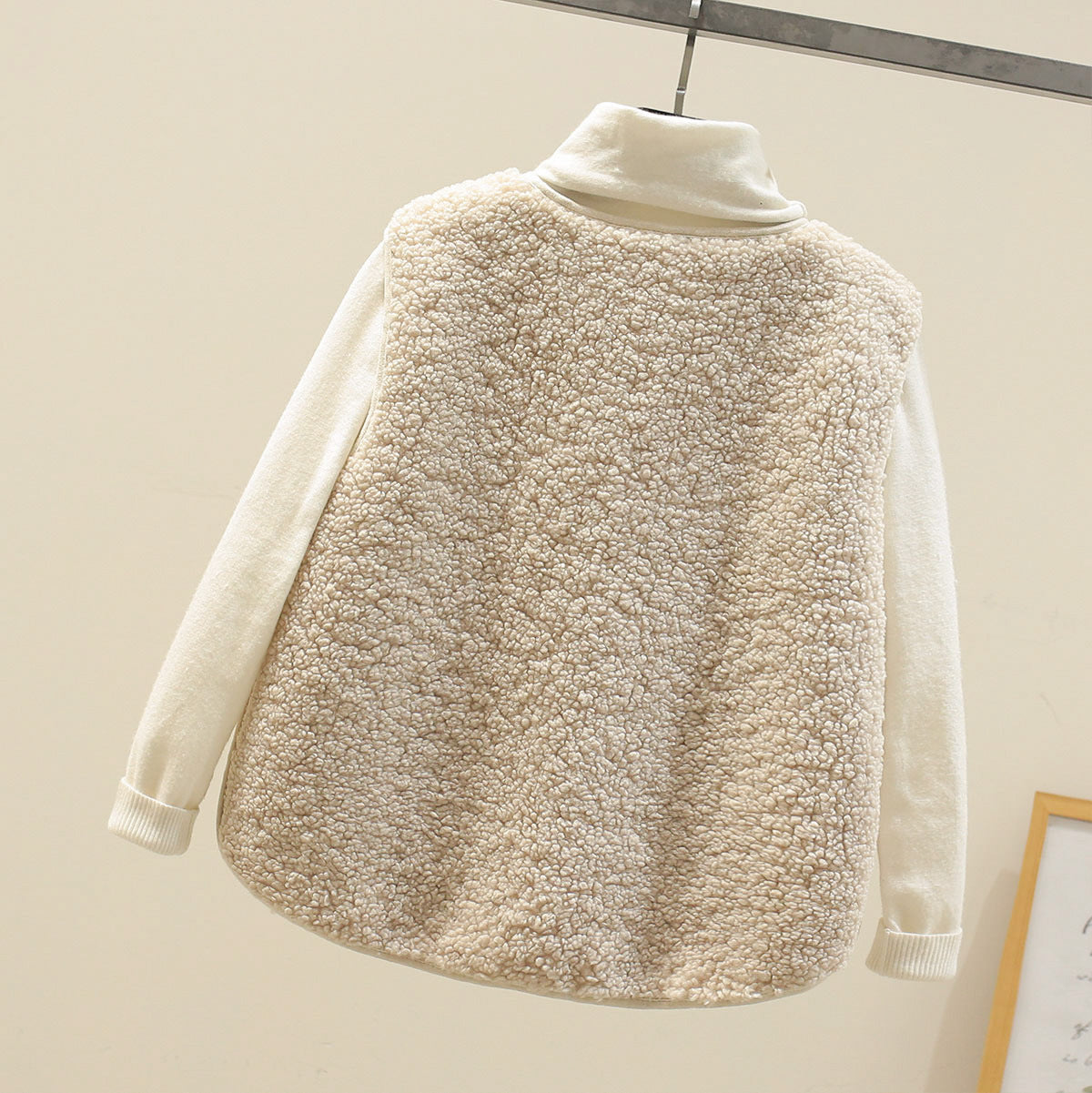 Lammwoll Weste Klassisch Damen Warm - BerlinGlamour