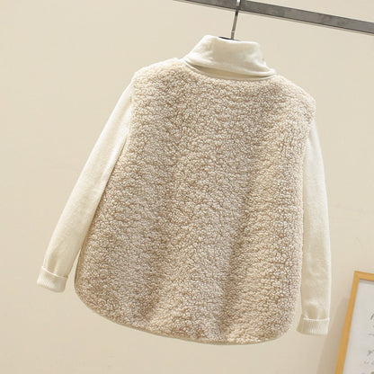 Lammwoll Weste Klassisch Damen Warm - BerlinGlamour