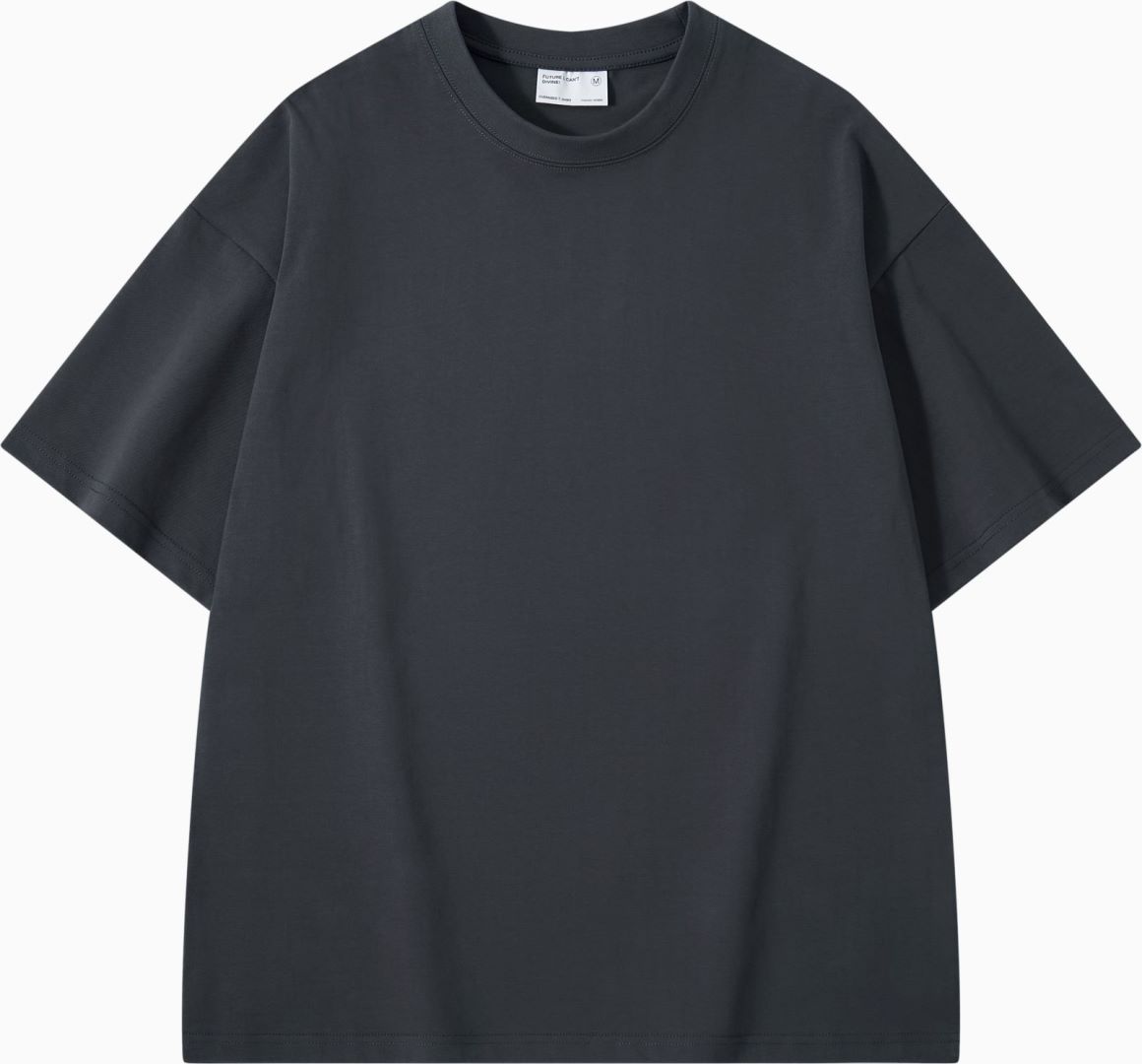 Thickened Cotton Short-sleeved Drop-shoulder T-shirt Bottoming Shirt Top - AccessoryArcadia
