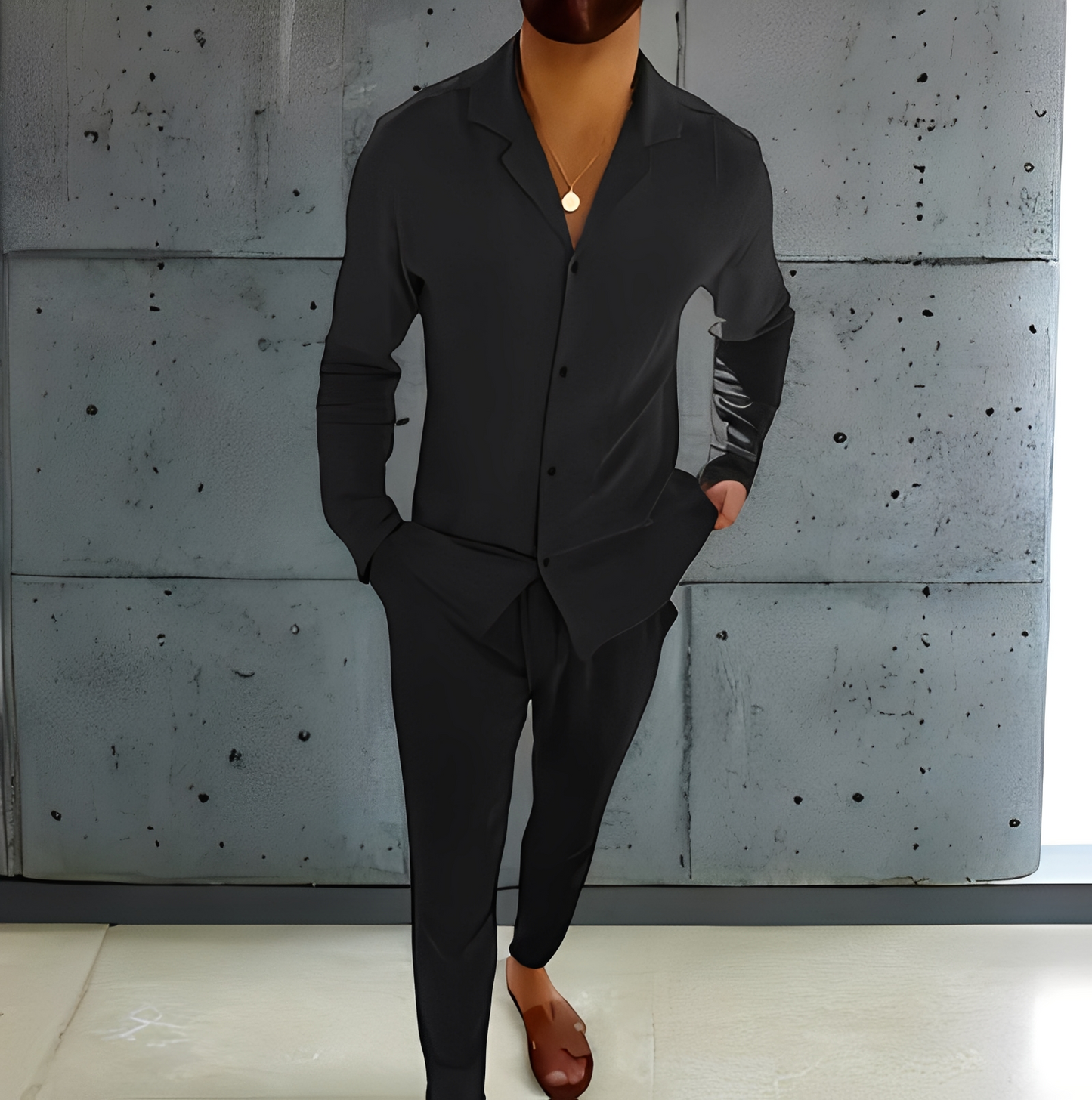 Männer Sommeranzug Modern Slim Fit