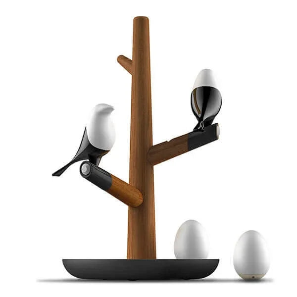 Moderne Holz Tischlampe mit Bewegungssensor
