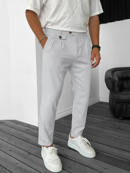 Bequeme Herrenhose Modern mit Elastikbaumwolle