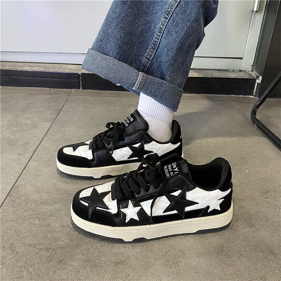 Damenschuhe Sneaker Trendy Sternen Style - BerlinGlamour
