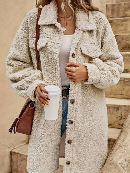 Teddyjacke Damen Weich Warm Berlin Style
