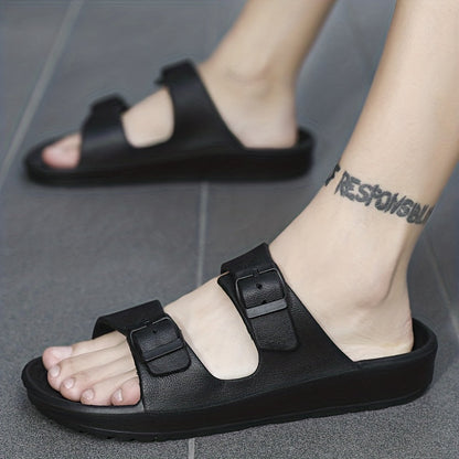 Herren Sandalen mit Doppelriemen Bequem