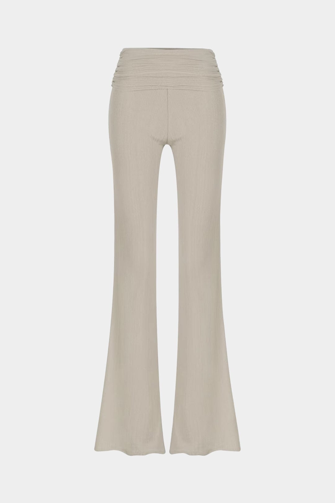 Elegantes Damen-Zweiteiler-Set Wickel-Top Flare-Hose