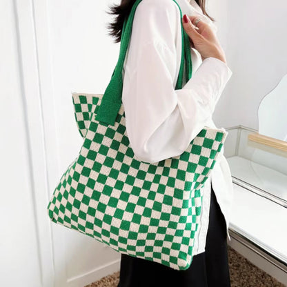 Stylische Strick-Tragetasche Damen