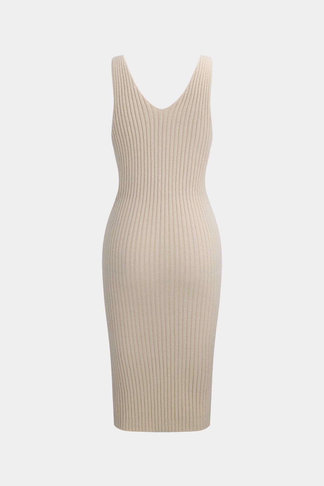 Strick-Zweiteiler-Set Frauen Crop-Oberteil Figurformendes Kleid