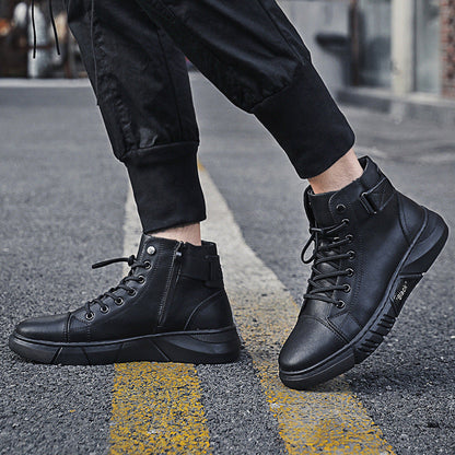 Lederstiefel Herren Handgefertigt Outdoor Stiefel Elegant - BerlinGlamour