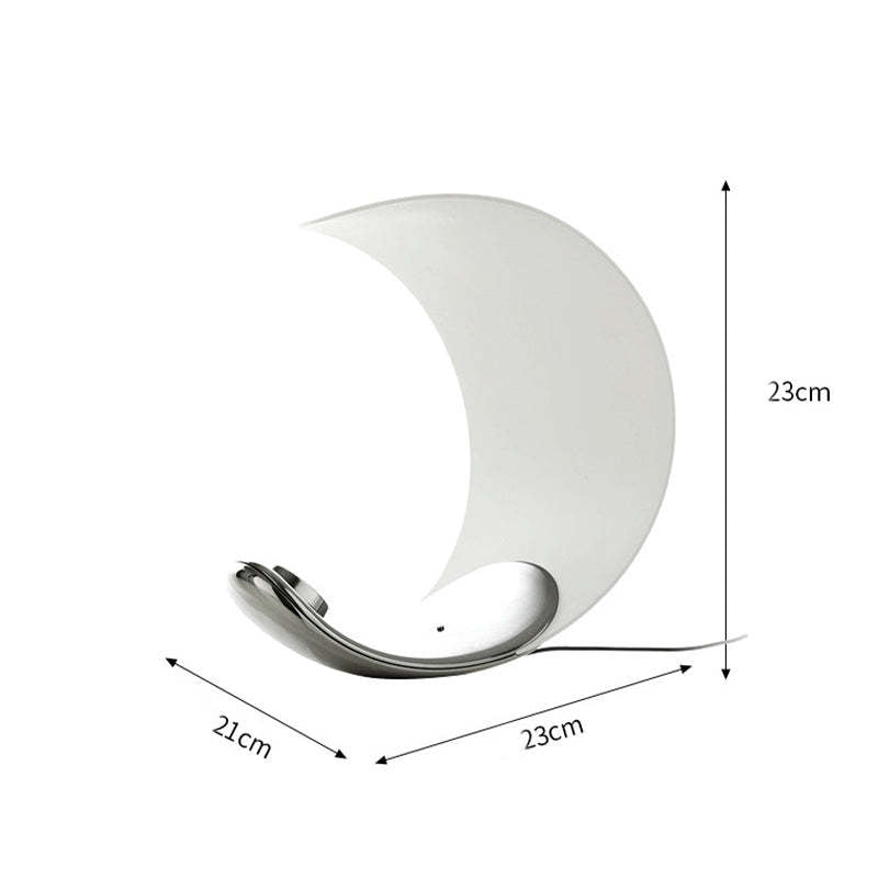 Moderne LED Tischlampe Mond Design