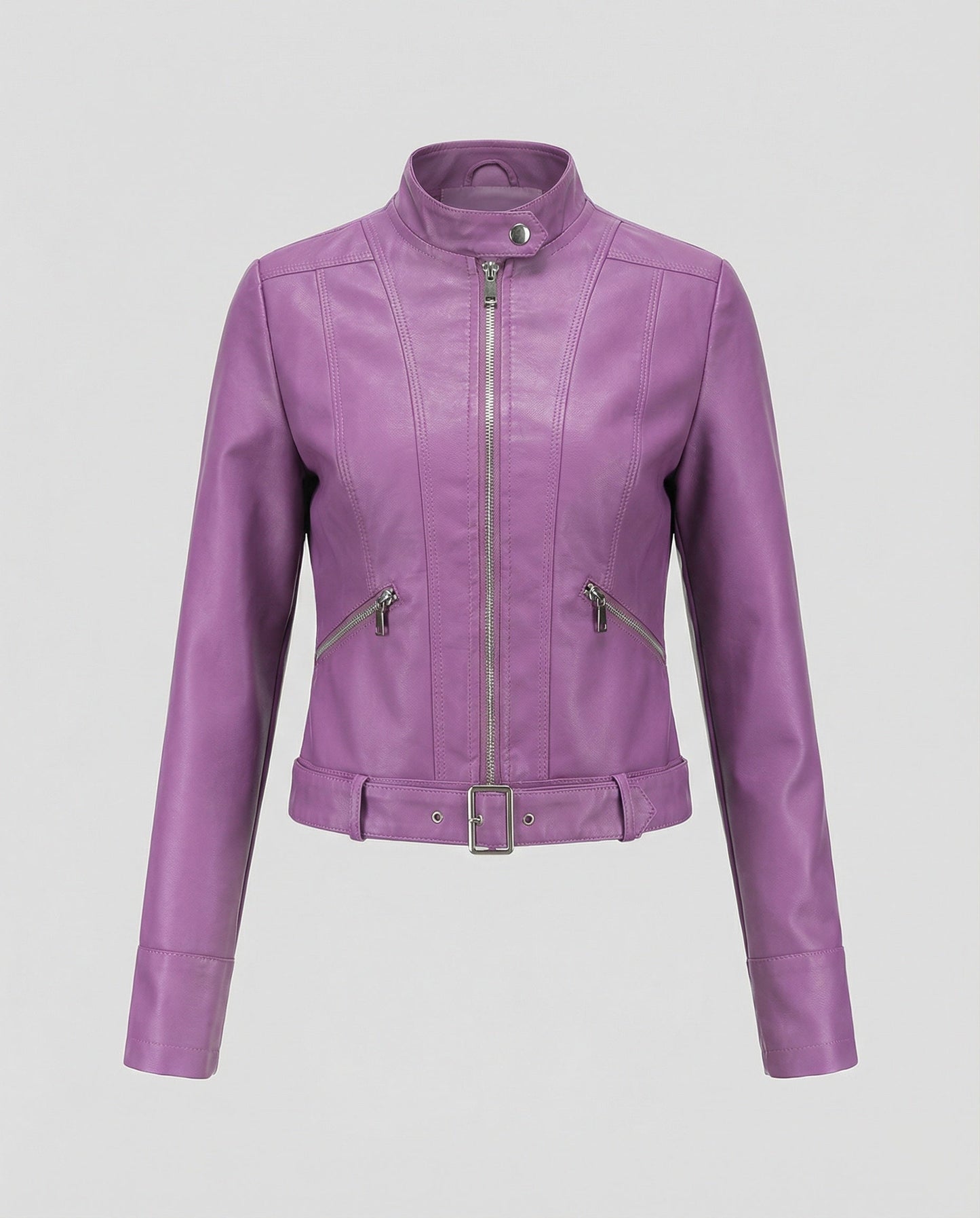 Lederjacke Damen Edel Kurz Schwarz