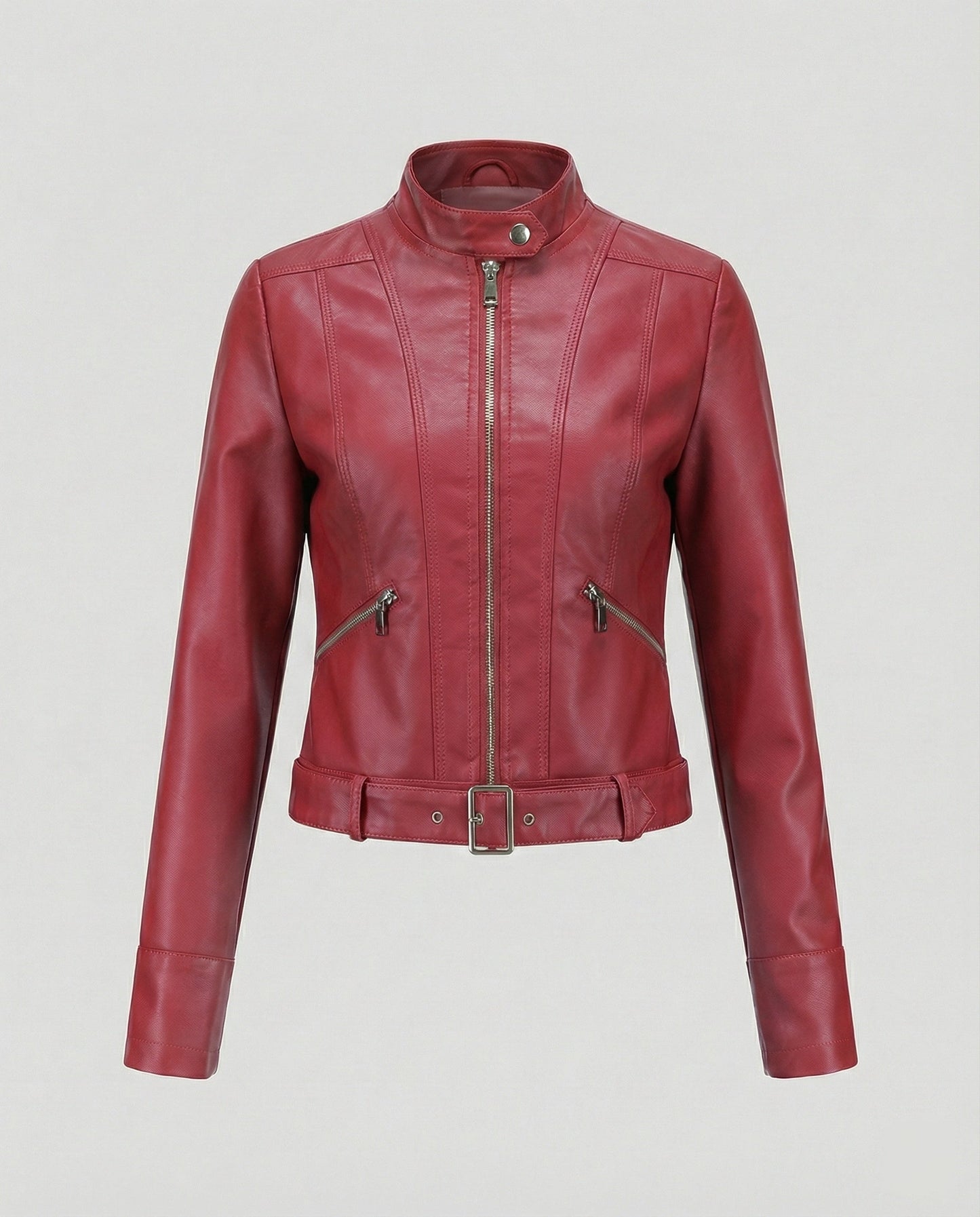 Lederjacke Damen Edel Kurz Schwarz