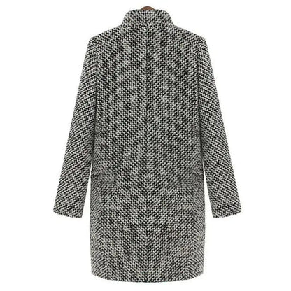 Klassischer Damen Langmantel Doppelreihig Elegант