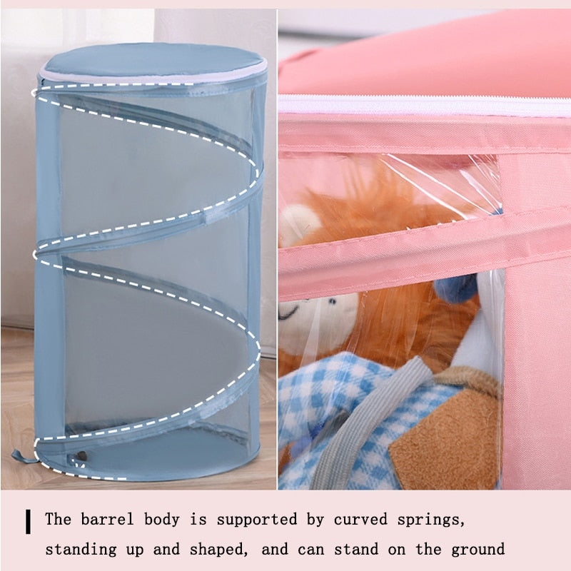 Kinder Spielzeugkorb Flauschig Freundlich Organizer Eimer