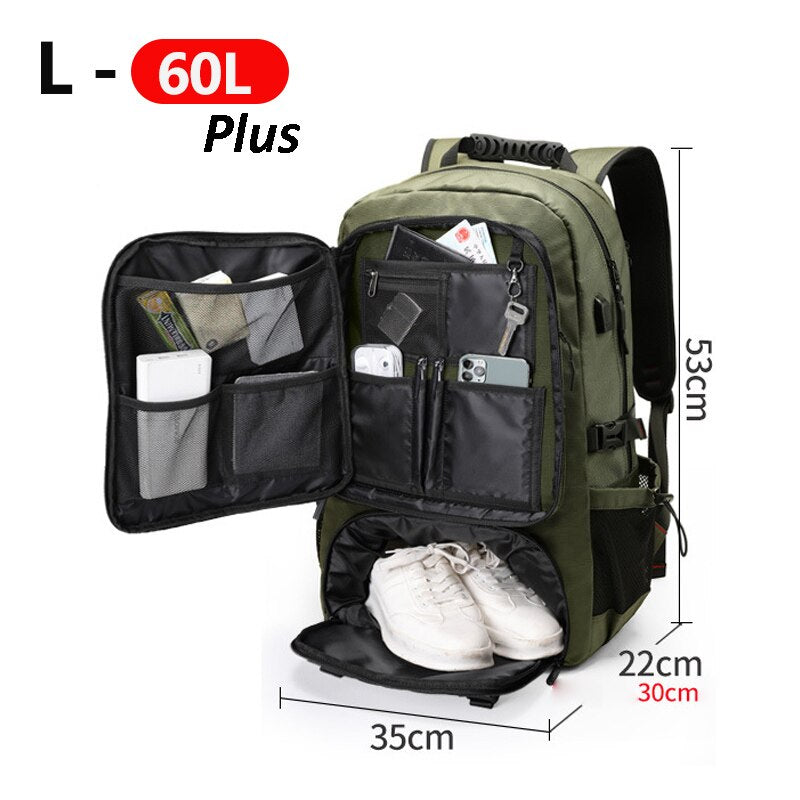 Reisetasche XXL Große Kapazität Hiker Ausflugstasche