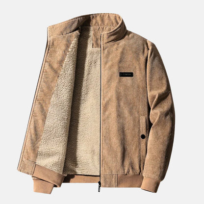 Herren Lederjacke Retro Stil Lässig