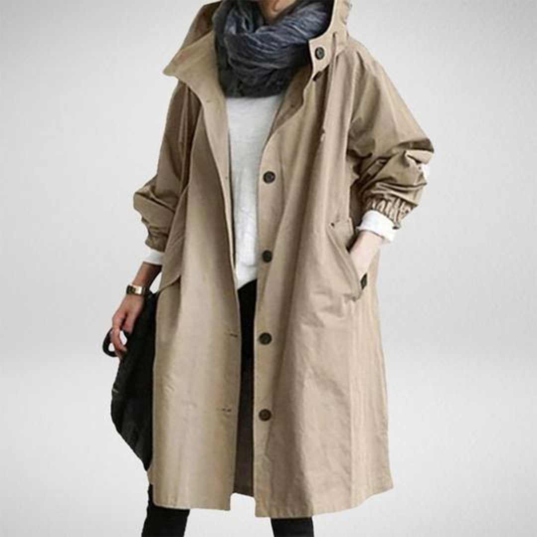 Wasserdichte Regenjacke Damen Modern