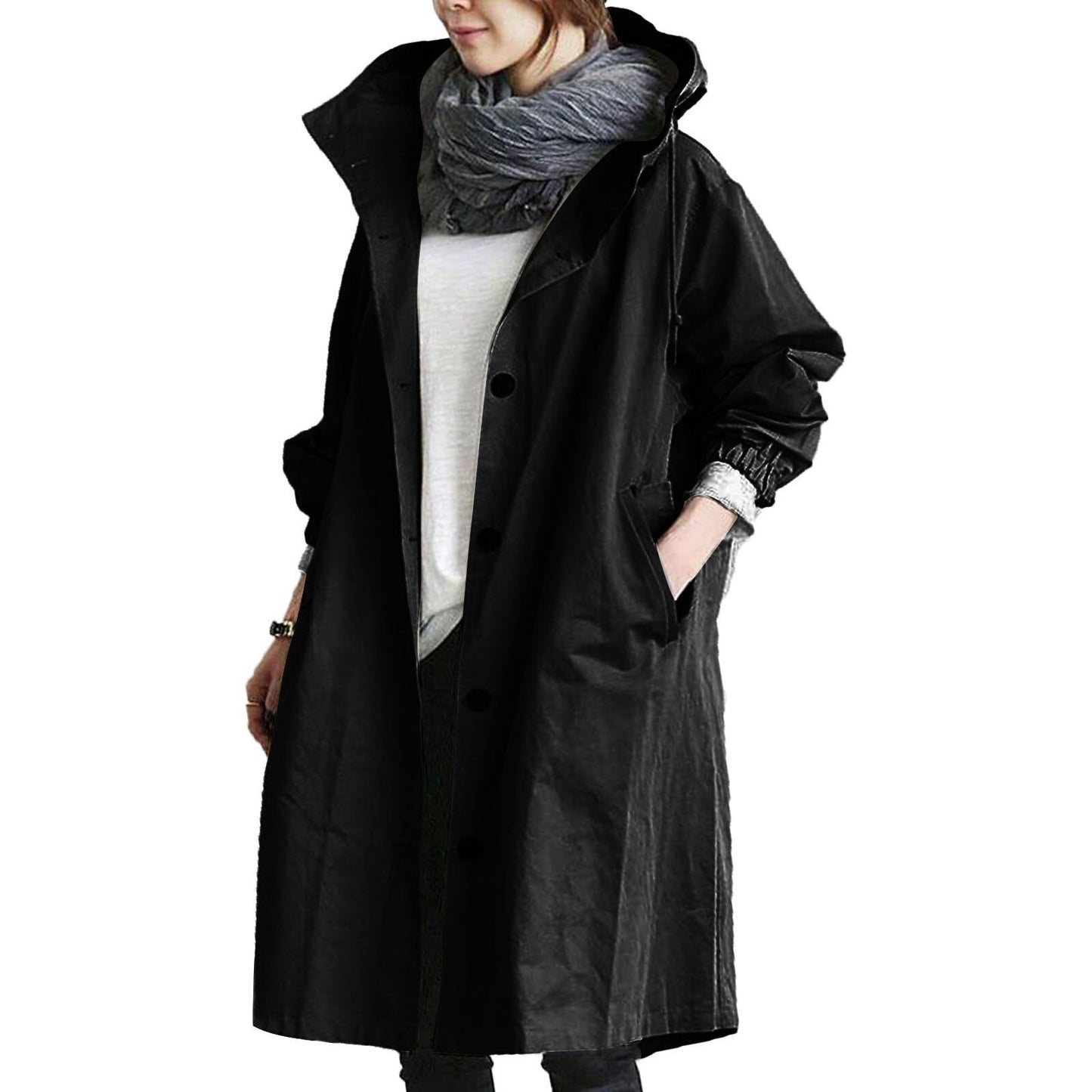 Wasserdichte Regenjacke Damen Modern
