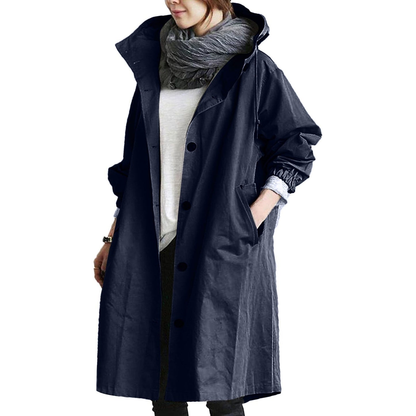 Wasserdichte Regenjacke Damen Modern