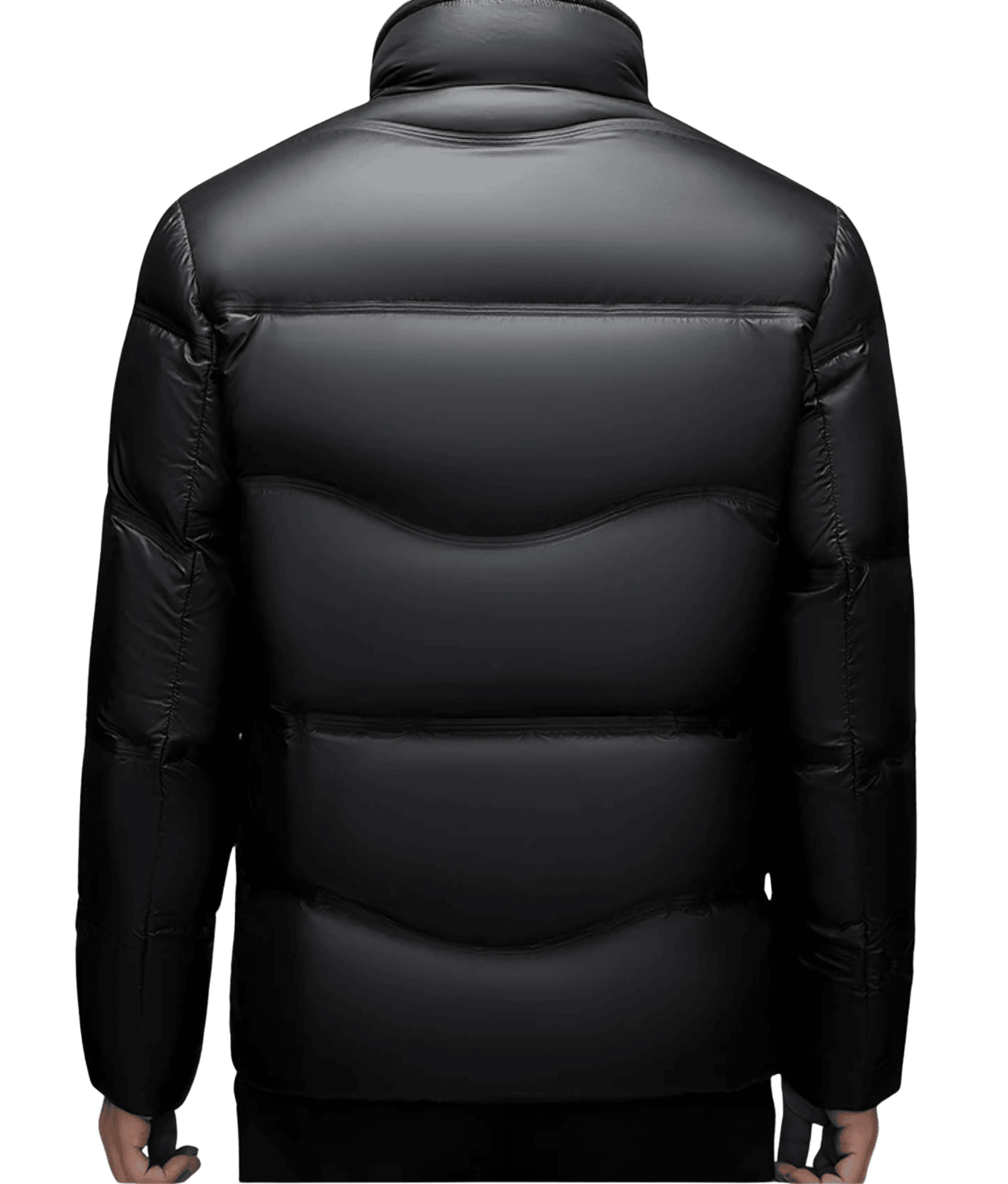 Herren Winterjacke Warm Daunenfüllung Wasserdicht