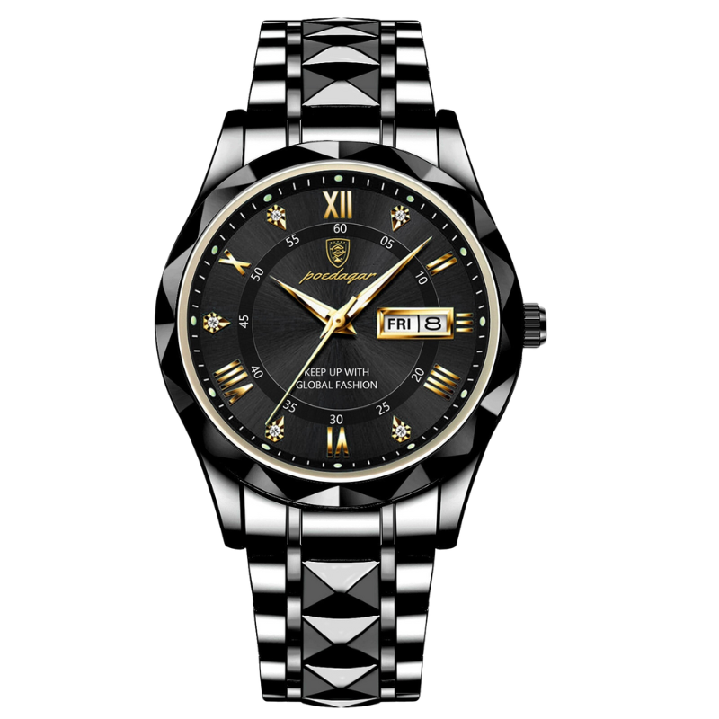 Herrenuhr Modern Edel Leder