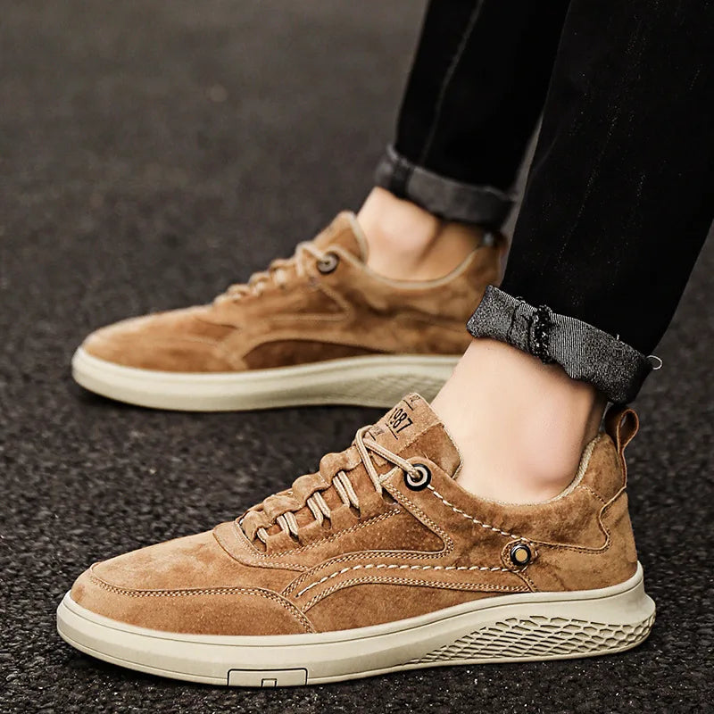 Herren Sneaker Sport Wildleder Schuhe