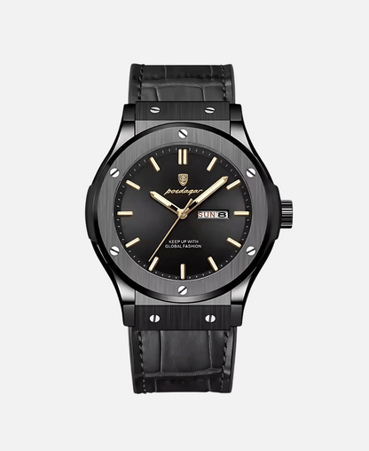 Herrenuhr Klassisch Leder Armband Elegante Design