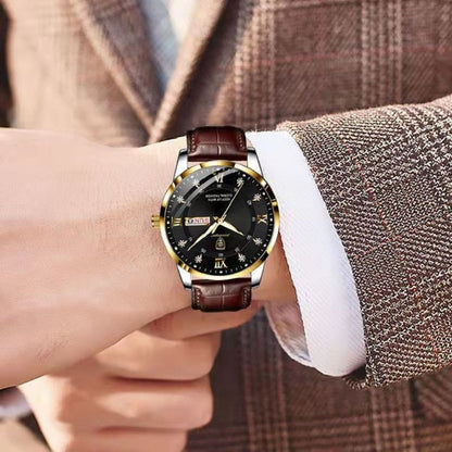 Herren Armbanduhr Wasserdicht Leuchtend Sport