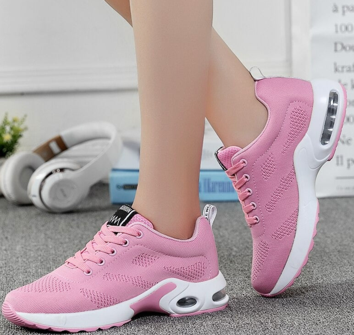 Damen Sport-Sneaker Leicht Atmungsaktiv Orthopädisch