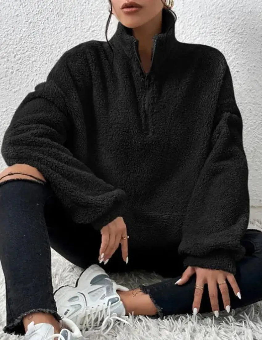 Camilla | Gemütlicher Fleece-Pullover für Damen Zendoo.de
