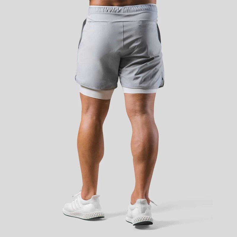 Herren Sportshorts 2-in-1 Lauf- und Trainingshose