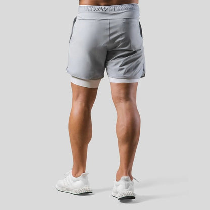 Herren Sportshorts 2-in-1 Lauf- und Trainingshose