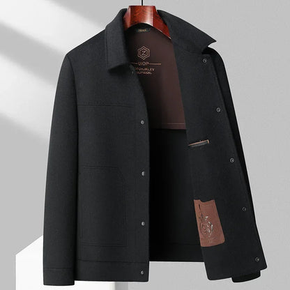 Herren Wolljacke Premium Qualität Schurwolle Elegant