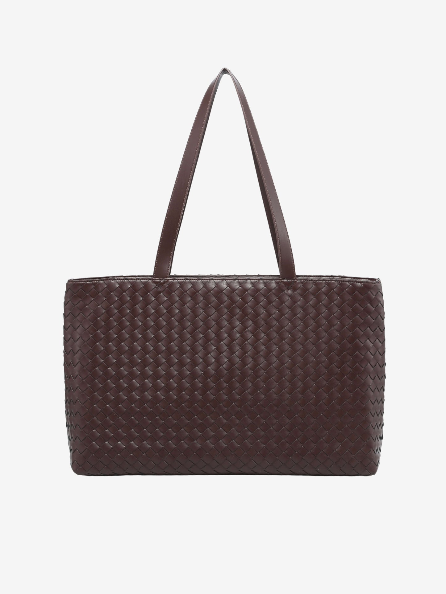 Vegane Ledertote Groß Reißverschluss Damenhandtasche - BerlinGlamour