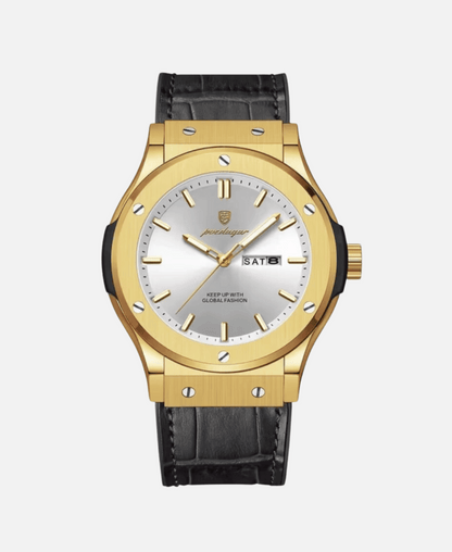 Herrenuhr Klassisch Leder Armband Elegante Design