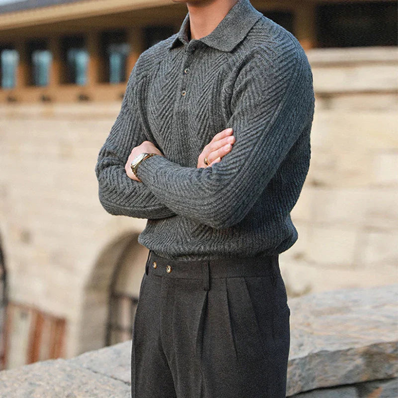 Herren Pullover Warm Lässig Oversized Winter