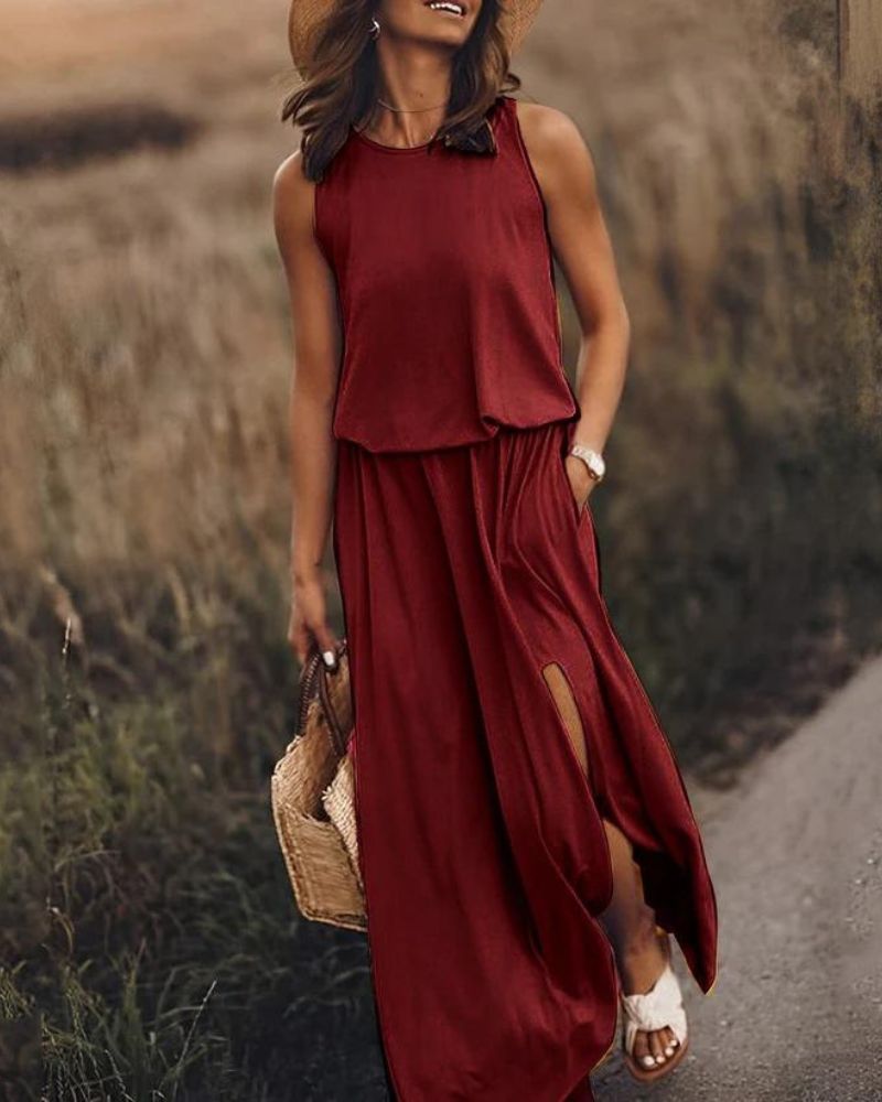 Farbenfrohes Damenkleid Elegant Berlin Stil