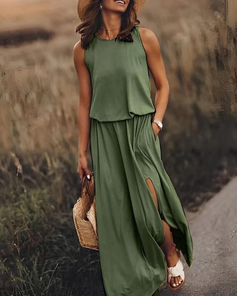 Farbenfrohes Damenkleid Elegant Berlin Stil