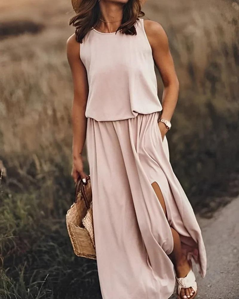 Farbenfrohes Damenkleid Elegant Berlin Stil