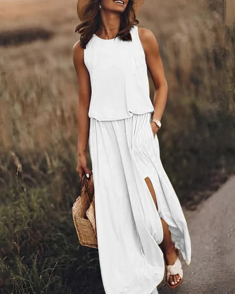 Farbenfrohes Damenkleid Elegant Berlin Stil