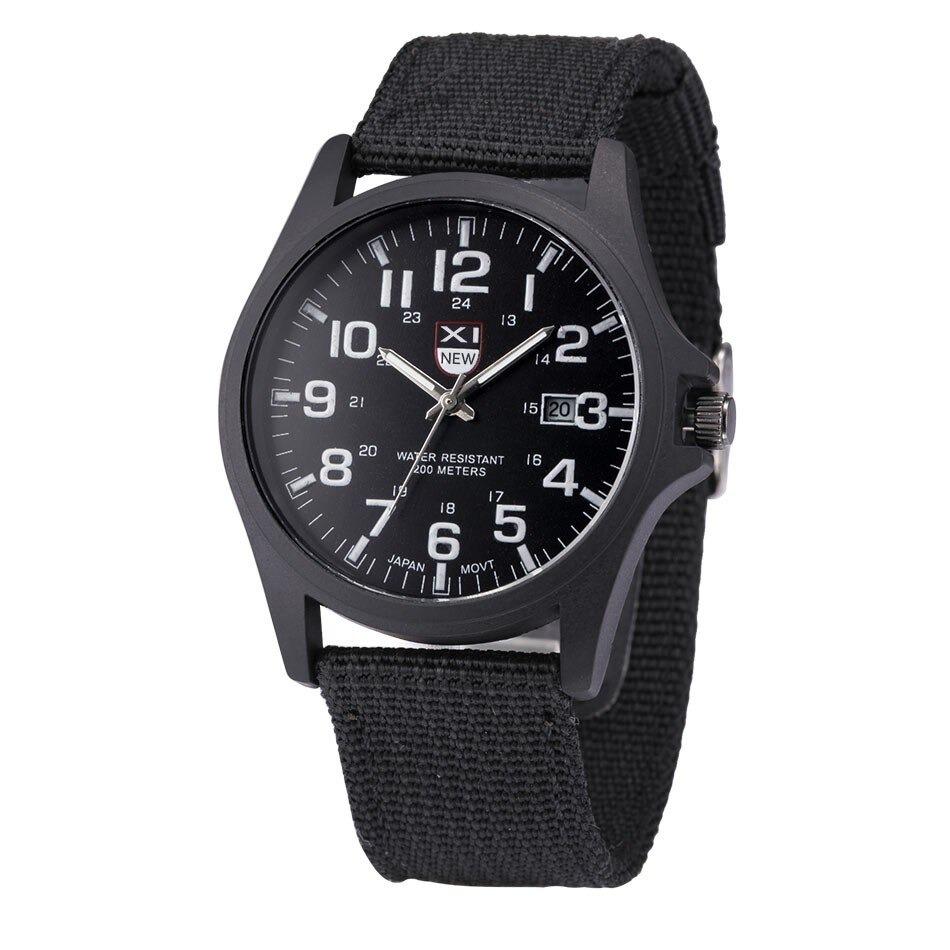 Militär Armbanduhr Taktisch Robust Schwarz - BerlinGlamour
