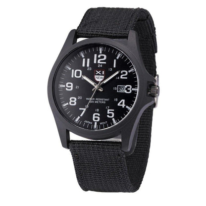 Militär Armbanduhr Taktisch Robust Schwarz - BerlinGlamour