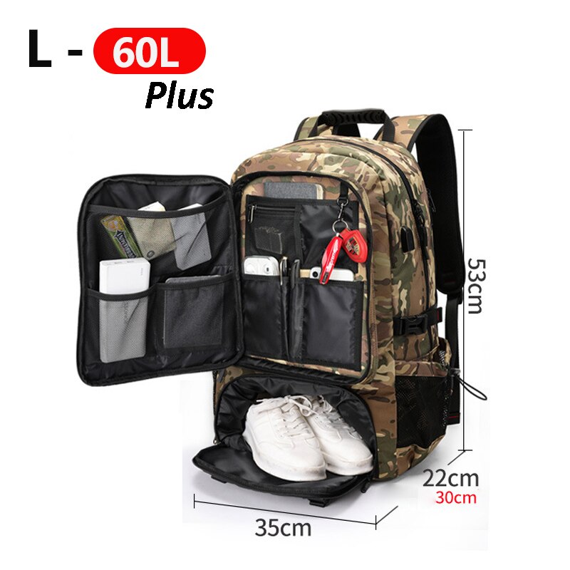 Reisetasche XXL Große Kapazität Hiker Ausflugstasche