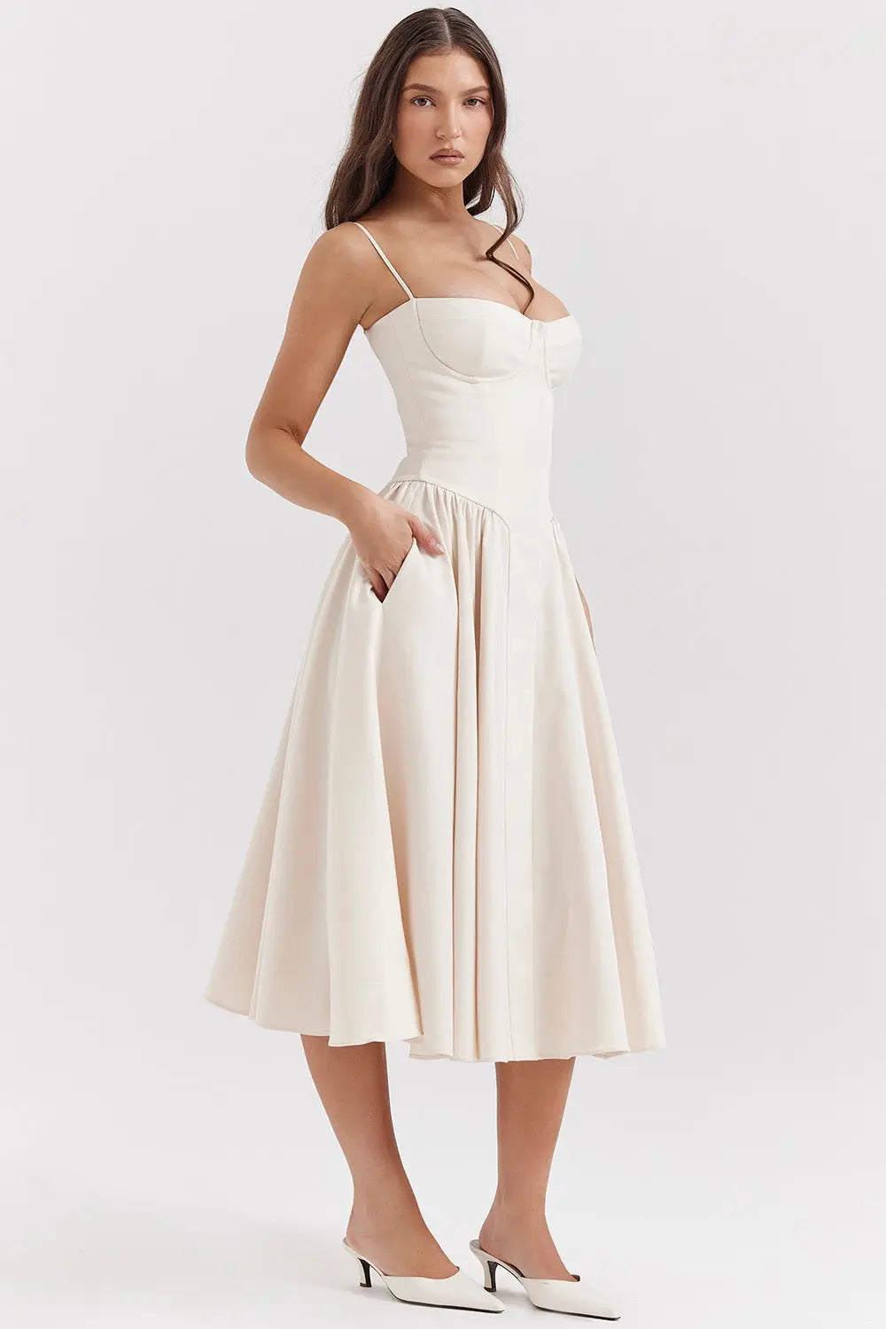 Langes Maxikleid Damen Sommerkleid Leichtig - BerlinGlamour