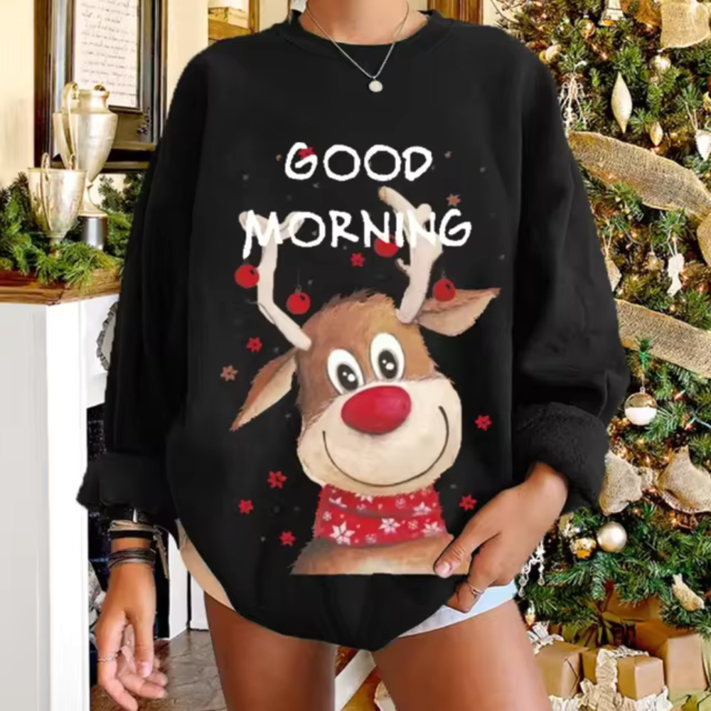 Weihnachtssweater Warm Gemütlich Herbst